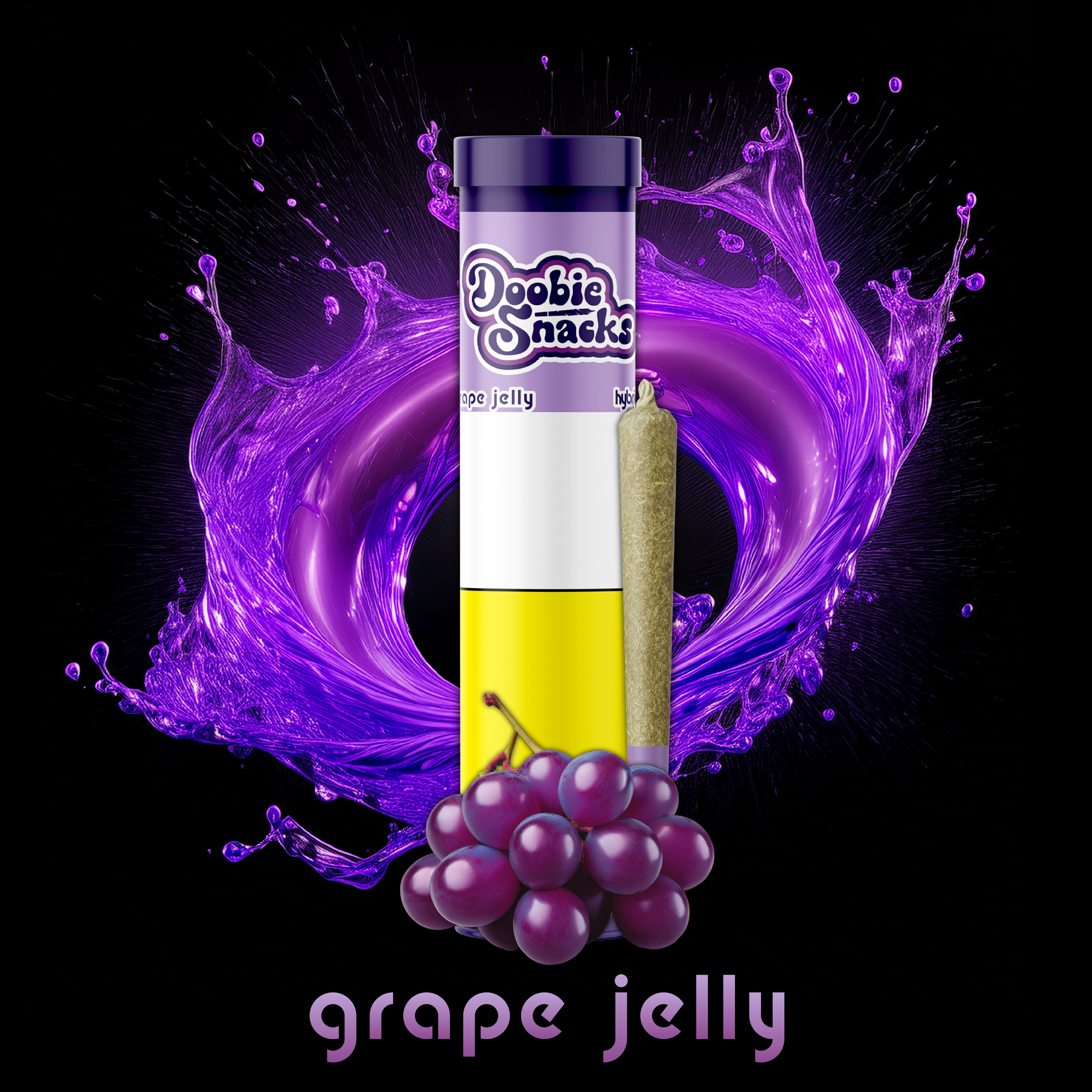 Doobie Snacks - Grape Jelly Pre-roll  BudNKED