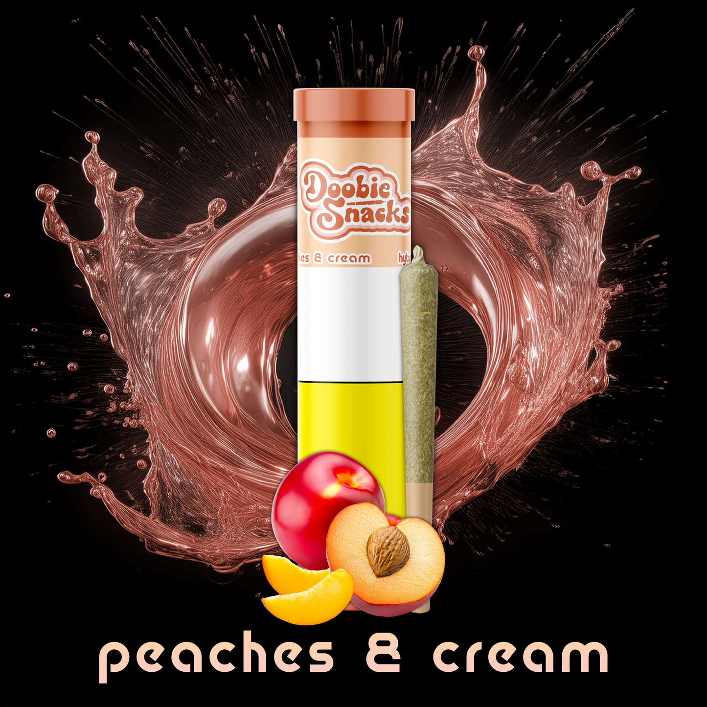 Doobie Snacks - Peaches & Cream Pre-roll