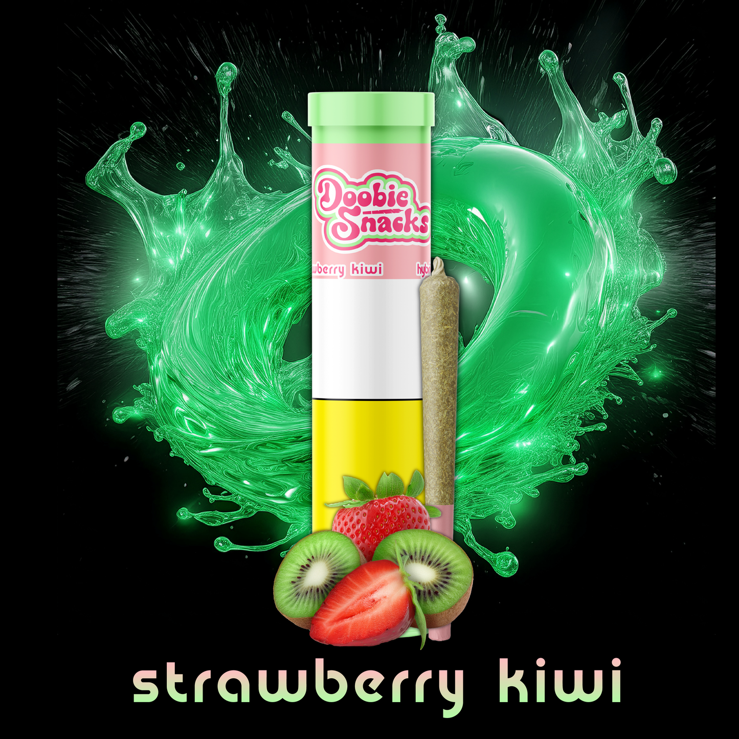 Doobie Snacks - Strawberry Kiwi Pre-roll