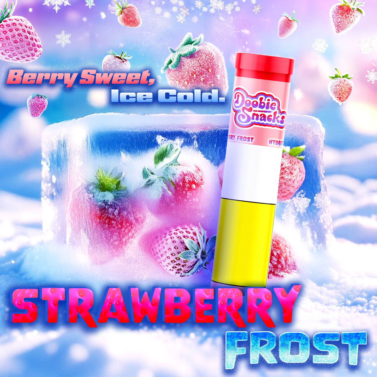 Doobie Snacks - Strawberry Frost Pre-roll (Summer 2025 Drop)